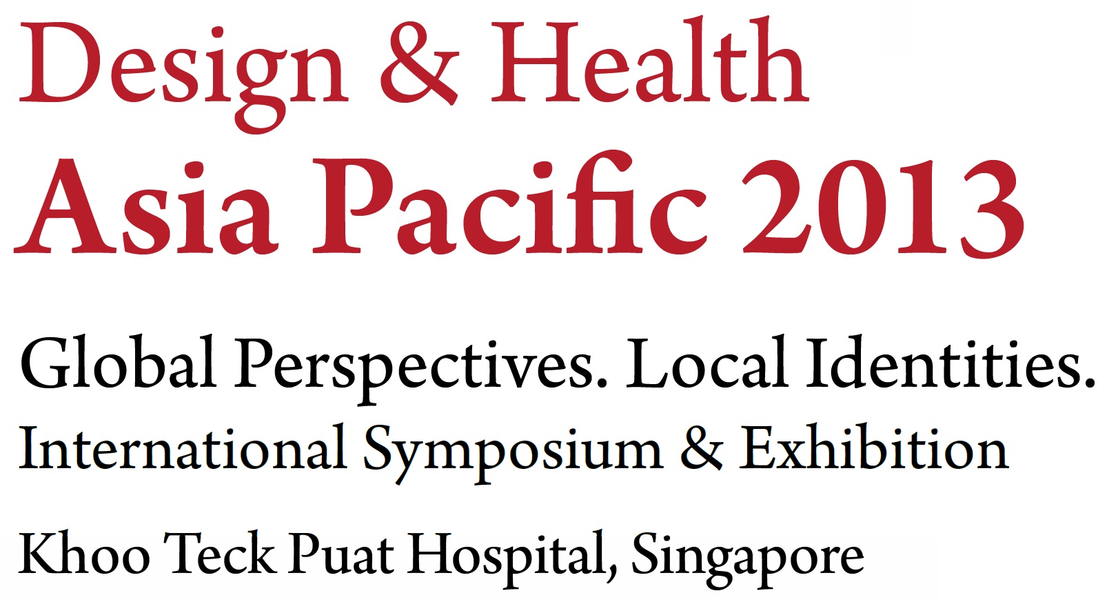 Design & Health Asia Pacific 2013